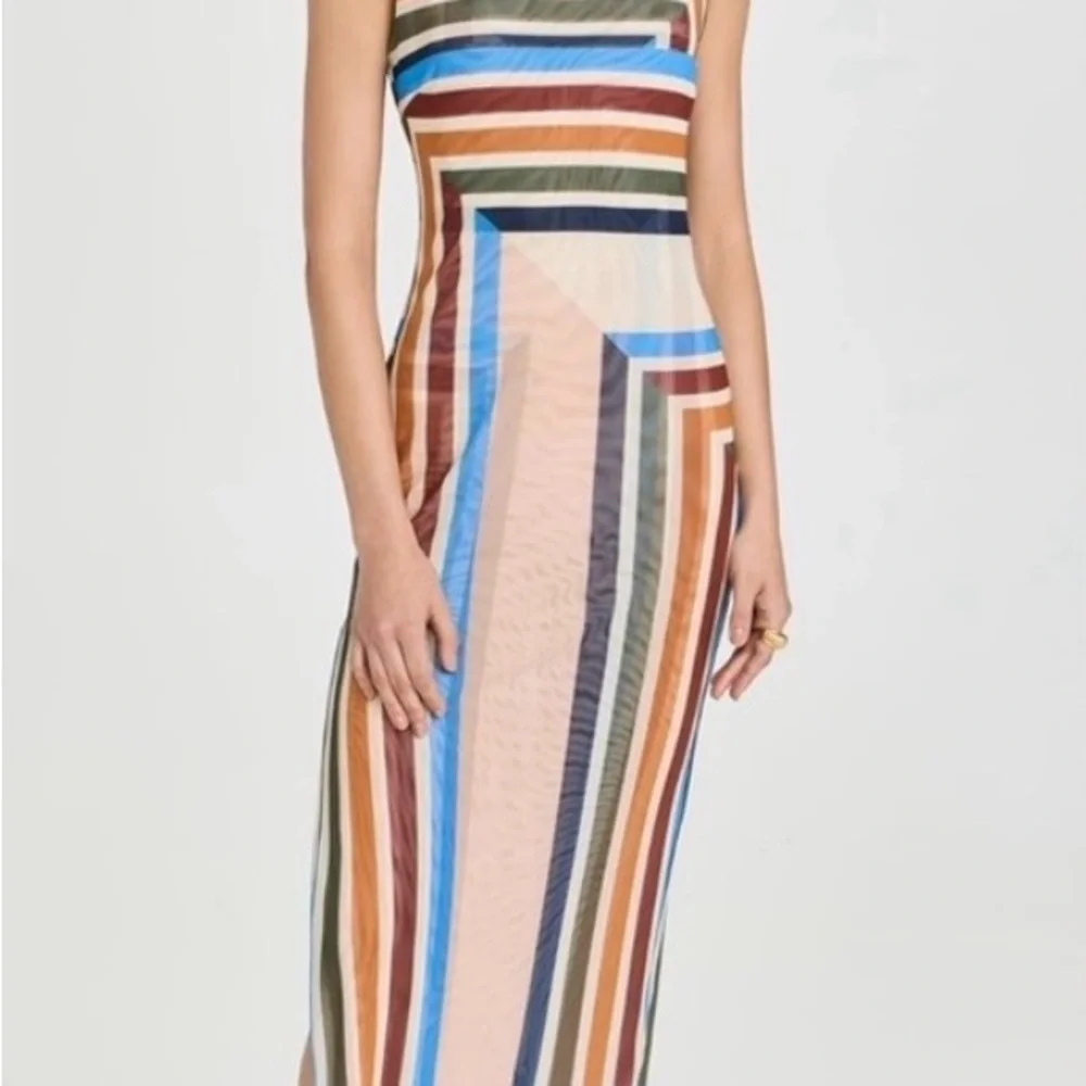 Misa Los Angeles Nakia Dress in Geo Stripe Size XS - Picture 5 of 8